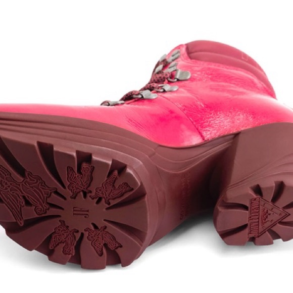 JOHN FLUEVOG MELLOW SOFT ROCK LACE-UP PLATFORM BOOT - Picture 4 of 16